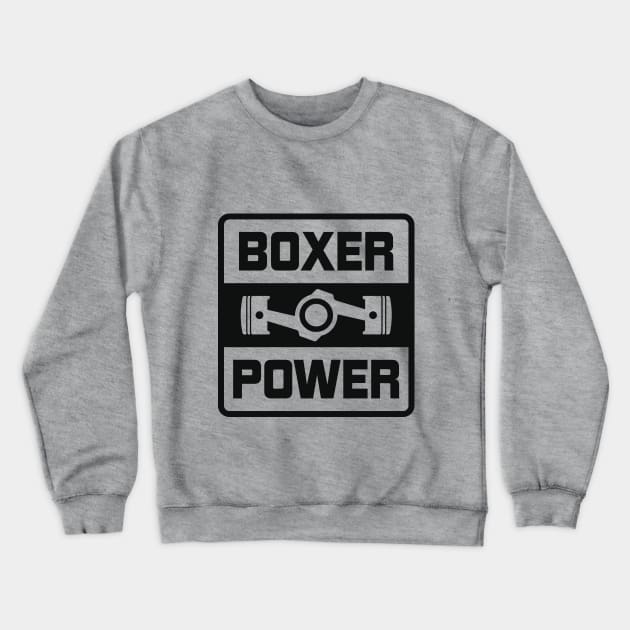 Boxer Engine Power Sports Car - Flat Six - Flat 6 - Flat Engine Crewneck Sweatshirt by JDM-Rey